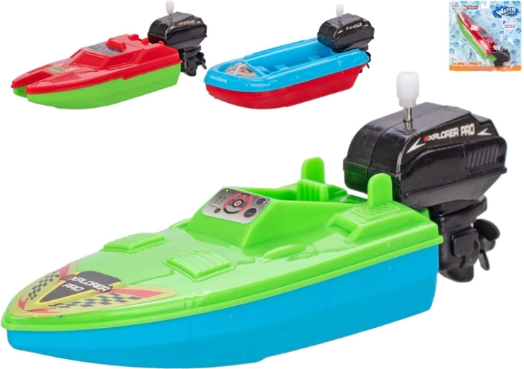 Opwindbare boot voor in het water 16 cm