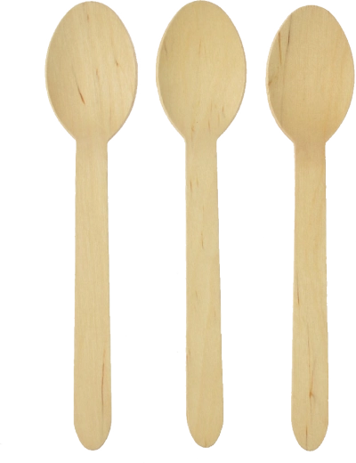 Houten lepels Arpex 16 cm, biologisch afbreekbaar – set van 8 stuks