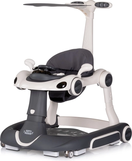 Chipolino interactief loopstoeltje Happy Walker 5-in-1 antraciet