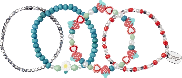 Souza! kinderarmbandjes Kensi met fruit (4 stuks)