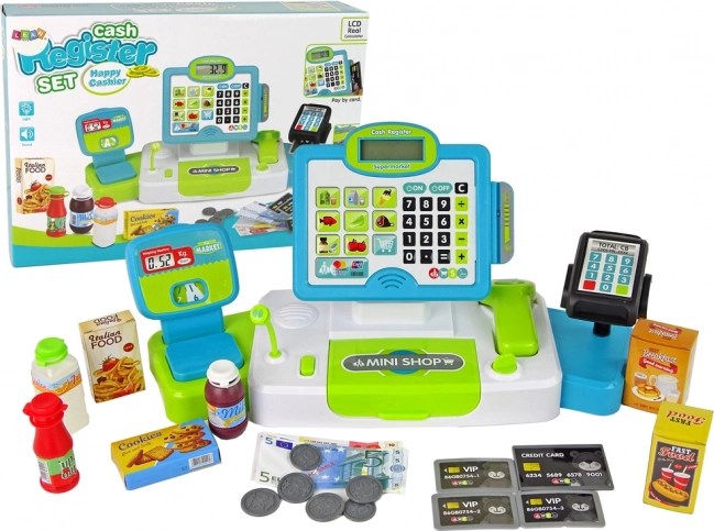 Kinderkassa met weegschaal en terminal