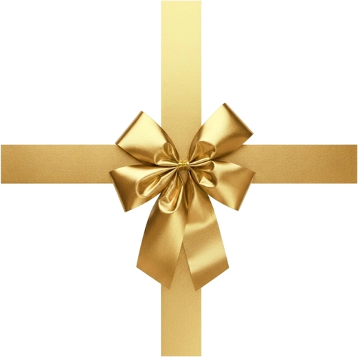 Gouden decoratieve deurstrik 33 × 42 cm