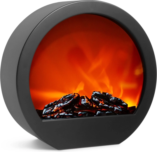 Decoratieve LED-haard op batterijen of netstroom