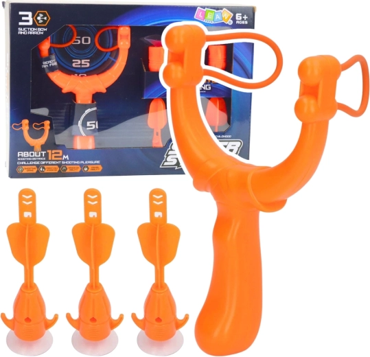 Super Strike Schietset – katapult met pijlen met zuignappen, 3 stuks