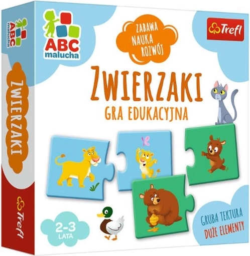 Spel Dieren / ABC voor de allerkleinsten – educatieve puzzel