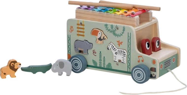 FREEON Free2Play trekauto met dieren en xylofoon
