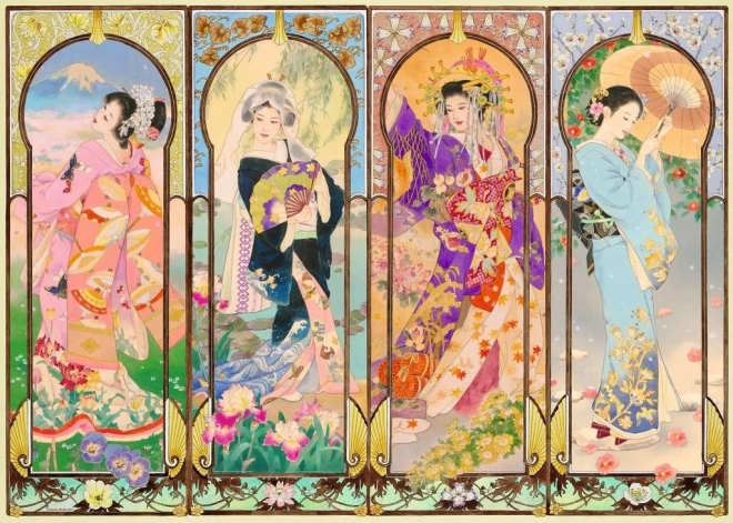 Ravensburger puzzel Vier seizoenen 1000 stukjes