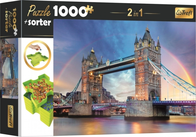 Trefl puzzel Tower Bridge Londen 1000 stukjes met sorteerder