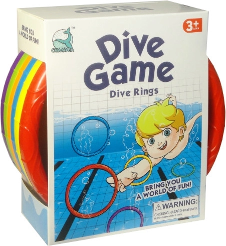 Set duikringen voor in het water (6 stuks)