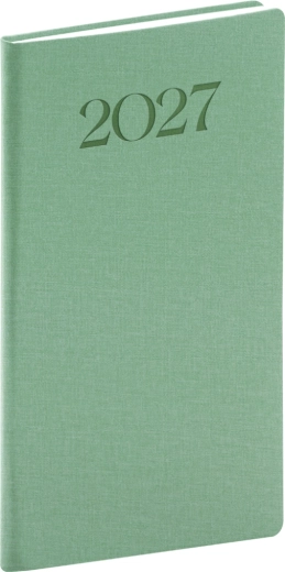 Notique zakagenda Biella 2027 groen 9 × 15,5 cm