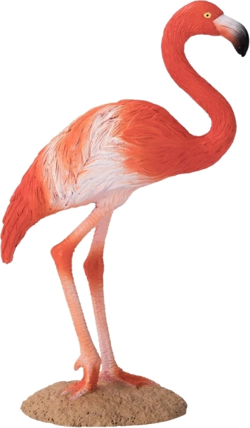 Mojo-figuur Caribische flamingo – realistisch kunststof model