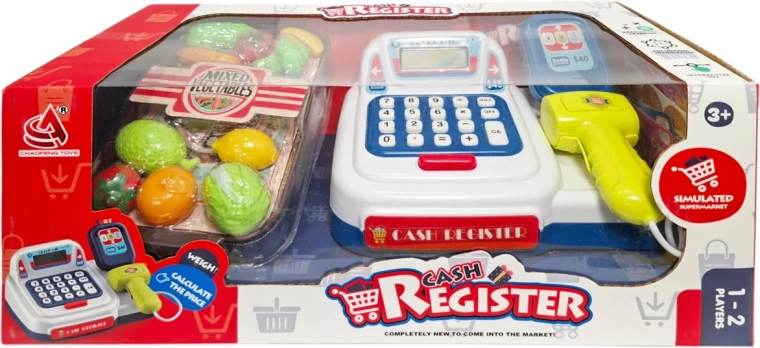 Kinderkassa met scanner en accessoires