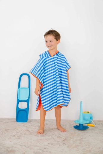 Quut kinderstrandponcho Ocean