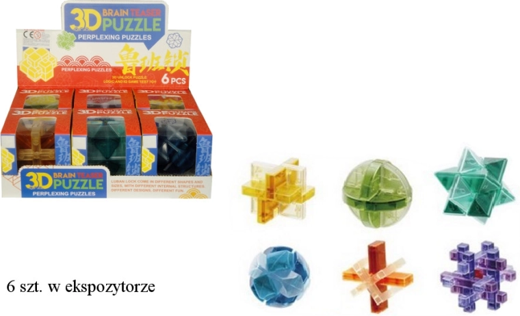 Logische 3D-puzzel kubus