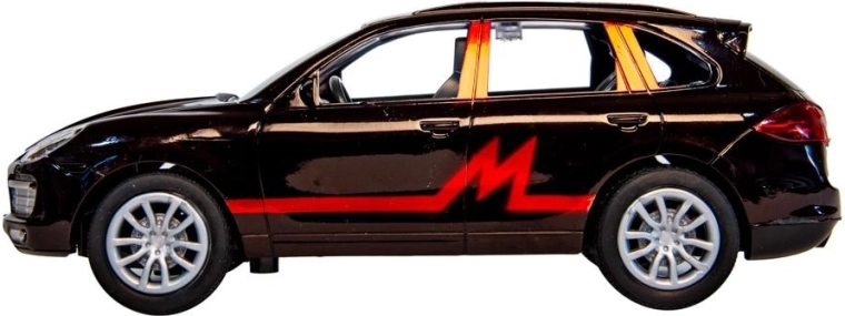 Snelle op afstand bestuurbare auto met rode graphics - 1 stuk