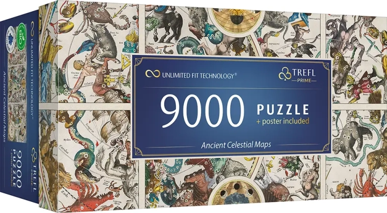 Puzzel 9000 stuks Ancient Celestial Maps