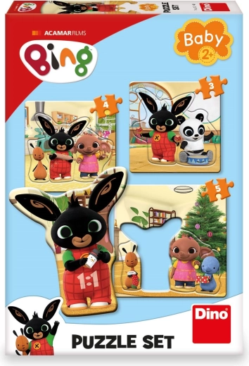 Baby puzzel Bing en vrienden 3-in-1 (3, 4, 5 stukjes)