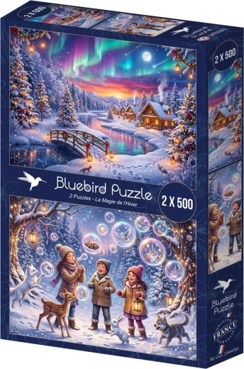 BLUEBIRD Puzzel Wintermagie 2×500 stukjes