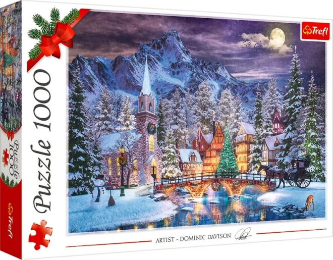 Puzzel 1000 stukjes – Kerstsfeer Trefl