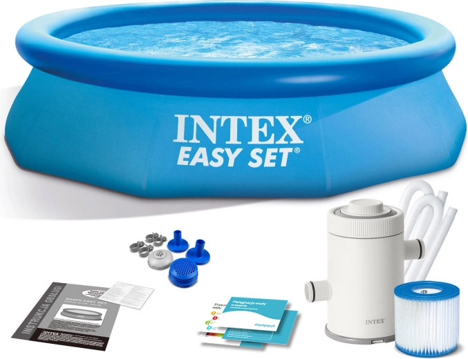 Zelfdragend tuinzwembad 305 × 76 cm 3-in-1 INTEX