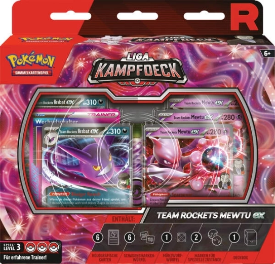 Pokémon TCG Liga gevechtspakket Team Rocket's Mewtwo-ex