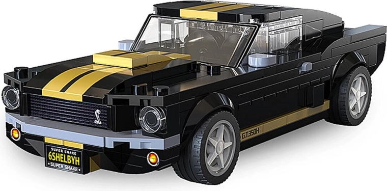 CaDA Shelby GT 350 H bouwset in schaal 1:24, zwart