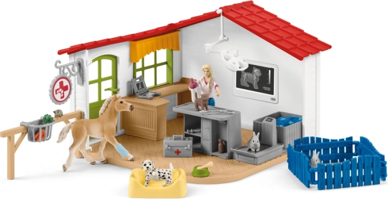 Schleich dierenartspraktijk voor huisdieren