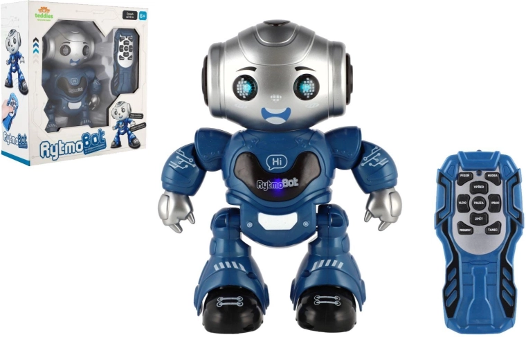 Robot RytmoBot met infraroodbediening met licht en geluid 20 cm