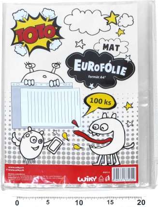 Transparante hangmap U-vorm A4 mat