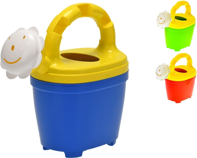 Kinder-gieter met bloemen-sproeikop 16 cm