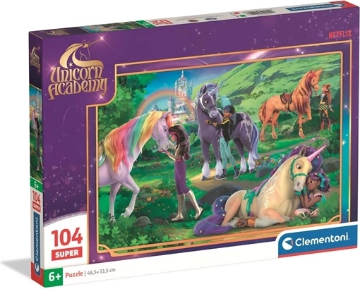 Clementoni puzzel 104 stukjes Unicorn Academy