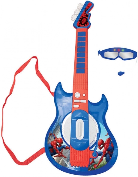 Elektrische gitaar met microfoon Spiderman Lexibook