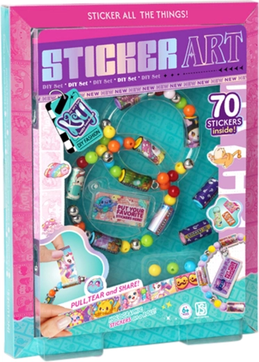 Creatieve armband met stickers voor kinderen