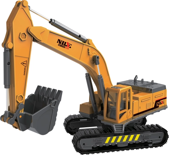 Metalen rupsgraafmachine 1:55 met terugtrekfunctie