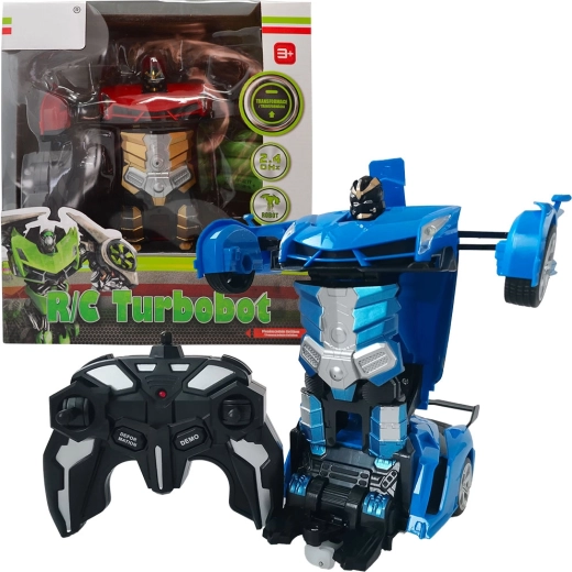 RC transformerende auto en robot Turbobot met afstandsbediening