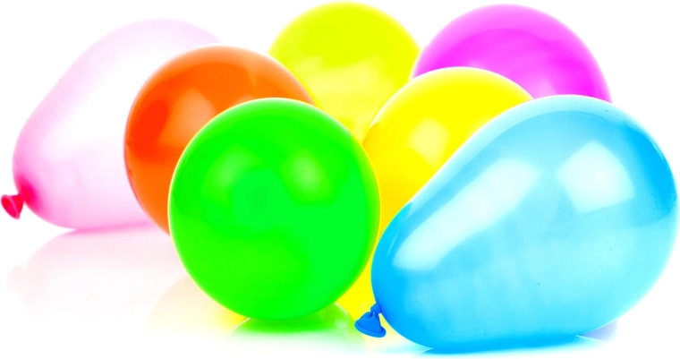 Neon opblaasbare ballonnen 25,3 cm (6 stuks) MY PARTY