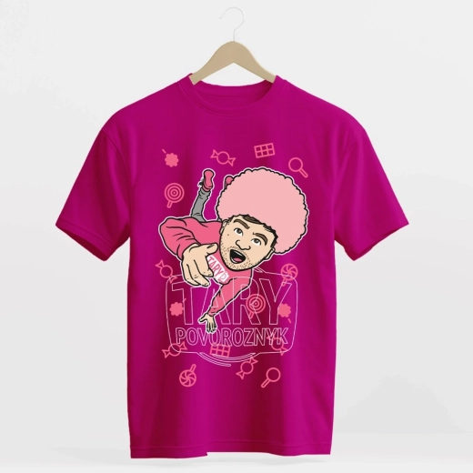 Tary Povoroznyk T-shirt suikerspinroze 128–134