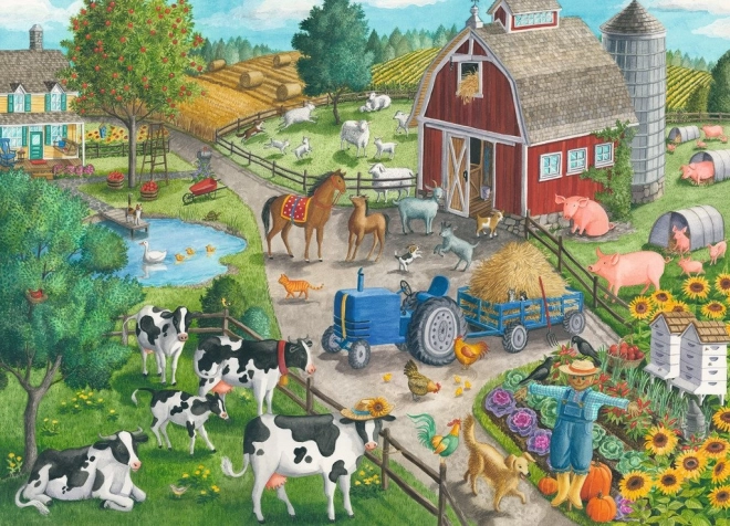 Puzzel Thuis op de Boerderij 60 stukjes RAVENSBURGER