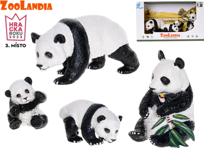 Zoolandia panda familie – figuurtjes in een doosje