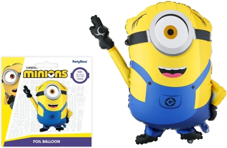 Folieballon Minion Mel 72 × 64 cm - 1 stuk