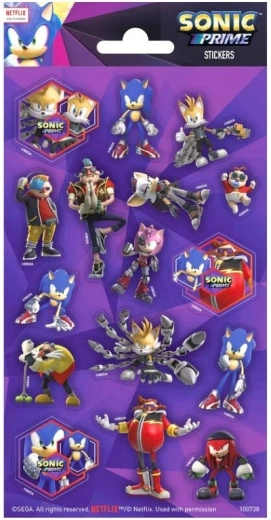 Stickers SONIC – decoratieve stickers voor fans