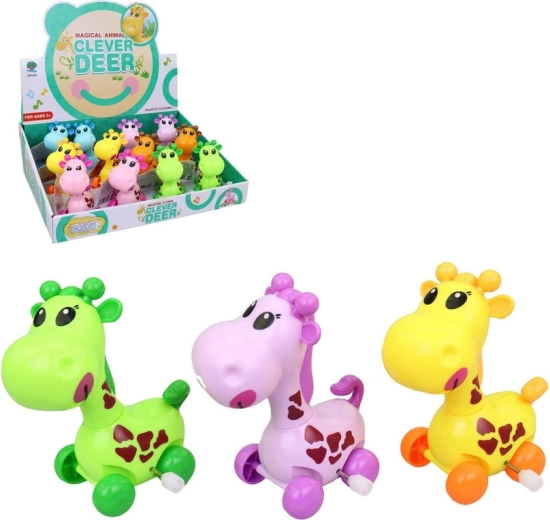 Trek-giraf – hand speelgoed, 6 kleuren