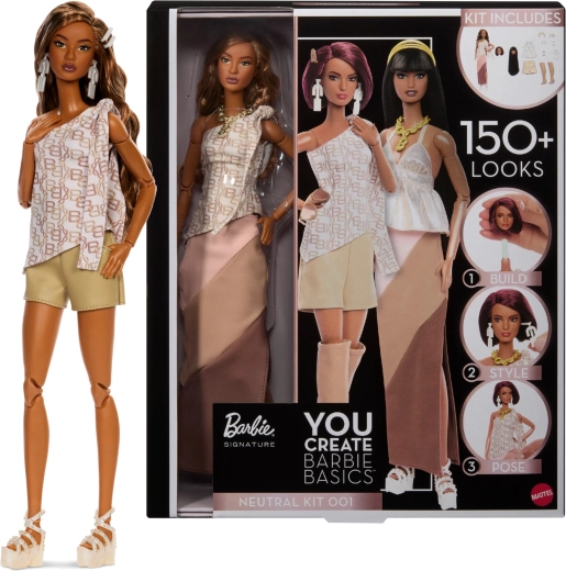 Barbie Signature You Create – personaliseerbare verzamelpop met accessoires, neutrale stijl