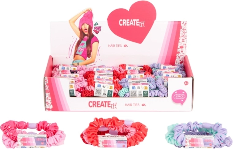 Create It! stoffen haarelastiek (scrunchie)