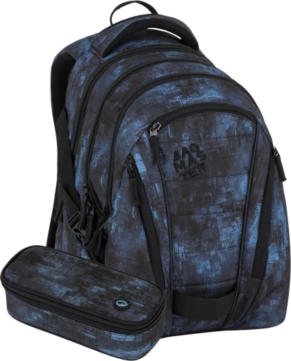 Bagmaster studentenset tas 25 b zwart-blauw