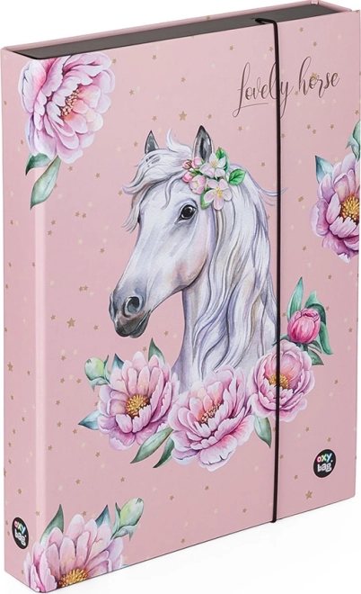 Jumbo A4 schriftendoos Paard Romantic