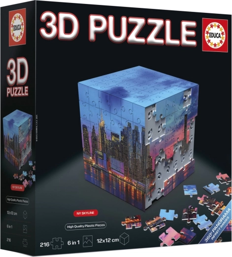 Educa 3D puzzelkubus New York 216 stukjes