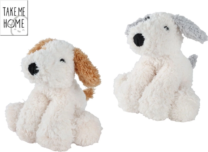 Pluchen hond Take Me Home 16 cm