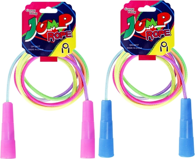 Neon springtouw voor kinderen 207 cm