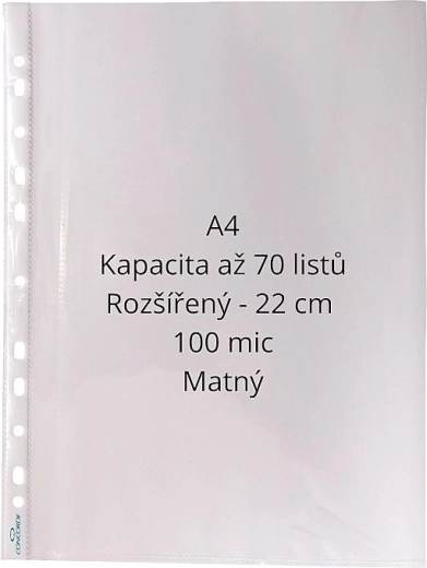 Prospecthoes Concorde A4 mat 100 µm 50 stuks